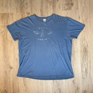 Keith Urban Graffiti U Tour T-Shirt Blue 2XL Gildan Softstyle 2018 Concert Tee